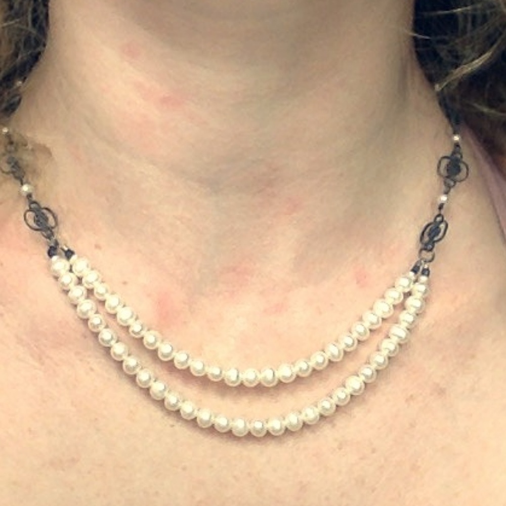 ❗️2 for $6  Toggle Clasp Pearl Necklace